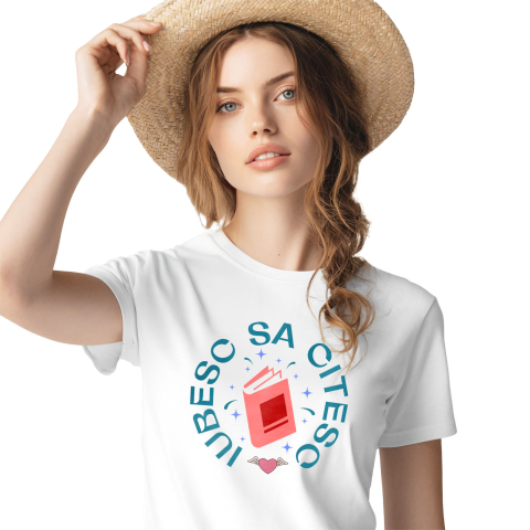 Educatie - Tricou Femei, Barbati, Copii, Fata, Baiat, Unisex Personalizat Carte Colorată Magică pentru Copii | Iubesc Să Citesc