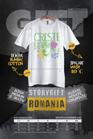 Tricou Femei, Barbati, Copii, Fata, Baiat, Unisex Personalizat Chip Uman cu Flori Colorate - Mesaj „Crește în Pace și Liniște, Dragoste” - Cadou Personalizat [3]