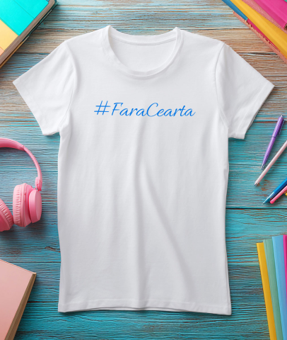 Tricou Femei, Barbati, Copii, Fata, Baiat, Unisex Personalizat Citat Haios #Fărăceartă – Cadou Personalizat pentru Familie și Copii cu Mesaje Amuzante [2]