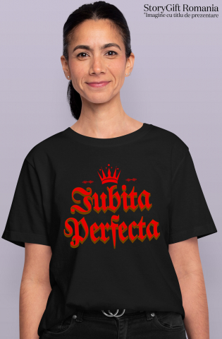 Tricou Femei, Barbati, Copii, Fata, Baiat, Unisex Personalizat „Coroana Regală „Prințesa” - Cadou Personalizat pentru Iubita Perfectă, Valentine's Day și Dragobete” [1]