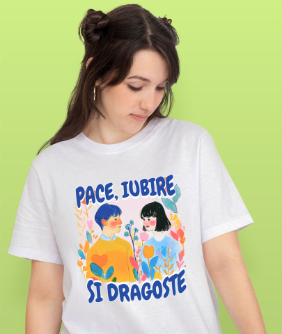 Tricou Femei, Barbati, Copii, Fata, Baiat, Unisex Personalizat Tablou Personalizat Familie & Cuplu – Cadouri Unice de Valentine's Day [1]