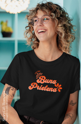 Tricou Femei, Barbati, Copii, Fata, Baiat, Unisex Personalizat „Mesaj Romantic pentru Cea Mai Bună Prietena - Cadou Personalizat Familie, Iubire” [1]