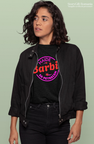 Tricou Femei, Barbati, Copii, Fata, Baiat, Unisex Personalizat Design Cerc Barbie - Distracție pentru Copii cu Păpușa Barbie [1]