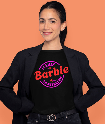 Tricou Femei, Barbati, Copii, Fata, Baiat, Unisex Personalizat Design Cerc Barbie - Distracție pentru Copii cu Păpușa Barbie [1]