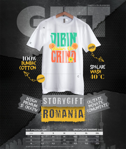 Tricou Femei, Barbati, Copii, Fata, Baiat, Unisex Personalizat Cadouri personalizate pentru prieteni și familie, design colorat cu flori galbene și vibrații de vară [3]
