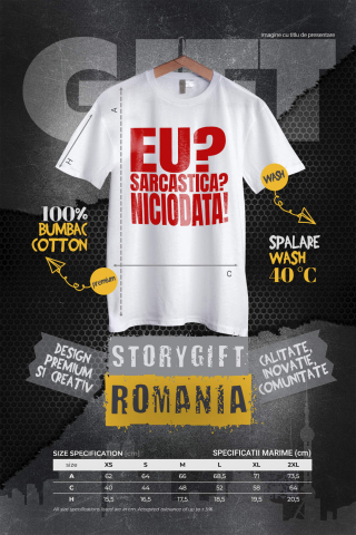 Tricou Femei, Barbati, Copii, Fata, Baiat, Unisex Personalizat „Eu Sarcastică? Niciodată! Replica Perfectă” – Mesaj Amuzant pentru Cadouri Personalizate [3]