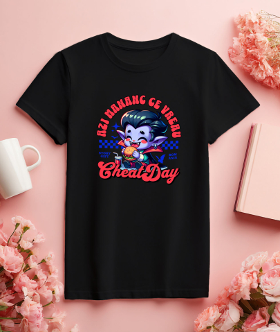 Tricou Femei, Barbati, Copii, Fata, Baiat, Unisex Personalizat „Dracula Bebe Fast Food Personalizat – Cadouri Amuzante pentru Copii, Tati și Petreceri” [2]