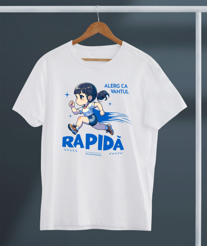 Tricou Femei, Barbati, Copii, Fata, Baiat, Unisex Personalizat Fată Alergătoare – Viteză, Maraton și Motivație Sportivă [2]