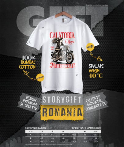Tricou Femei, Barbati, Copii, Fata, Baiat, Unisex Personalizat Cadouri Personalizate pentru Motocicliști - Tricouri Vintage Moto & Accesorii Unice [3]