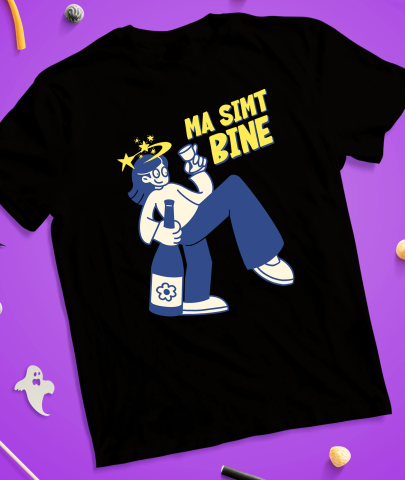 Tricou Femei, Barbati, Copii, Fata, Baiat, Unisex Personalizat „Fată cu Pahar de Vin și Sticlă Personalizată - Cadou Energic pentru Femei și Prieteni” [2]