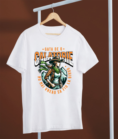 Tricou Femei, Barbati, Copii, Fata, Baiat, Unisex Personalizat Tricou Personalizat Aventură - „Nu Mai Vreau La Birou” | Cadouri Unice [2]