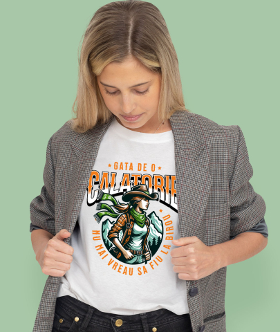 Tricou Femei, Barbati, Copii, Fata, Baiat, Unisex Personalizat Tricou Personalizat Aventură - „Nu Mai Vreau La Birou” | Cadouri Unice [1]