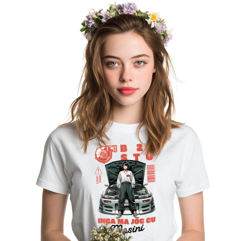 Tricouri - Tricou Femei, Barbati, Copii, Fata, Baiat, Unisex Personalizat Fată Anime – Ținută Stradală și Pasiune pentru Curse Ilegale