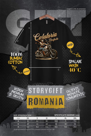 Tricou Femei, Barbati, Copii, Fata, Baiat, Unisex Personalizat Tricouri Personalizate Moto - Femeie Biker Vintage & Stil Retro Unic [3]