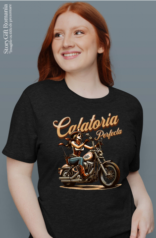 Tricou Femei, Barbati, Copii, Fata, Baiat, Unisex Personalizat Tricouri Personalizate Moto - Femeie Biker Vintage & Stil Retro Unic [1]