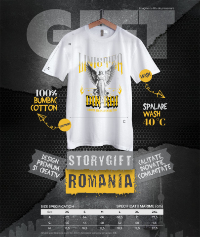 Tricou Femei, Barbati, Copii, Fata, Baiat, Unisex Personalizat Femeie Cu Coroană și Înger - Cadou Personalizat „Liniștea Din Rai, Iubirea Eternă” pentru Familie și Prieteni [3]