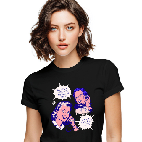 Prieteni - Tricou Femei, Barbati, Copii, Fata, Baiat, Unisex Personalizat Cadouri amuzante personalizate pentru prieteni - barfe și drama cu iubita lui Alex și fosta lui Marian