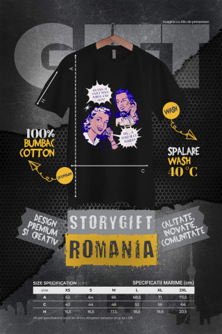 Tricou Femei, Barbati, Copii, Fata, Baiat, Unisex Personalizat Cadouri amuzante personalizate pentru prieteni - barfe și drama cu iubita lui Alex și fosta lui Marian [3]