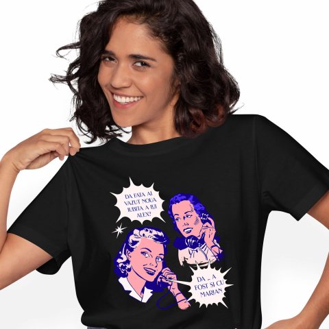 PRIETENI - Tricou Femei, Barbati, Copii, Fata, Baiat, Unisex Personalizat Cadouri amuzante personalizate pentru prieteni - barfe și drama cu iubita lui Alex și fosta lui Marian