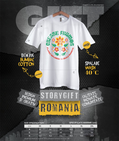 Tricou Femei, Barbati, Copii, Fata, Baiat, Unisex Personalizat Floare Colorată Crește Frumos | Flori Înflorite în Zilele Însorite | Cadou Personalizat [3]