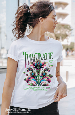 Tricou Femei, Barbati, Copii, Fata, Baiat, Unisex Personalizat Flori Colorate cu Mesaj de Motivație | Crezi în Visele Tale - Cadou Personalizat [1]