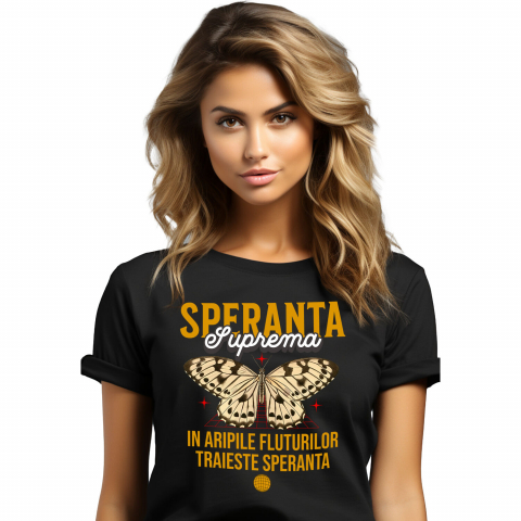 ANIMALE - Tricou Femei, Barbati, Copii, Fata, Baiat, Unisex Personalizat „Cadouri personalizate cu fluturi colorati și mesaje de speranță pentru familie și prieteni”