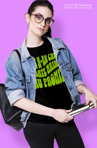 Tricou Femei, Barbati, Copii, Fata, Baiat, Unisex Personalizat „Azi N-am Chef, Poate Mâine” – Mesaj Sarcastic și Delăsător pentru Cadouri Personalizate [1]