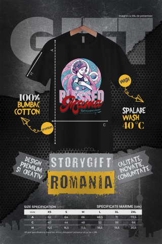 Tricou Femei, Barbati, Copii, Fata, Baiat, Unisex Personalizat "Blessed Mama Copii Mei Perfecti și Frumoși – Cadouri Personalizate pentru Familie" [3]