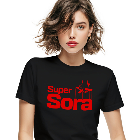 Familie - Tricou Femei, Barbati, Copii, Fata, Baiat, Unisex Personalizat Papusa Marionetă Super Sora Super Erou | Cadou Personalizat Copii