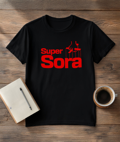 Tricou Femei, Barbati, Copii, Fata, Baiat, Unisex Personalizat Papusa Marionetă Super Sora Super Erou | Cadou Personalizat Copii [2]