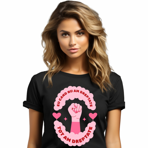 Tricouri - Tricou Femei, Barbati, Copii, Fata, Baiat, Unisex Personalizat Cadou Inspirational cu Mesaj Amuzant – „Eu Când Nu Am Dreptate Tot Am Dreptate”