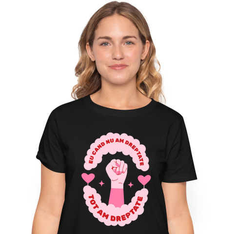 Tricou Femei, Barbati, Copii, Fata, Baiat, Unisex Personalizat Cadou Inspirational cu Mesaj Amuzant – „Eu Când Nu Am Dreptate Tot Am Dreptate”