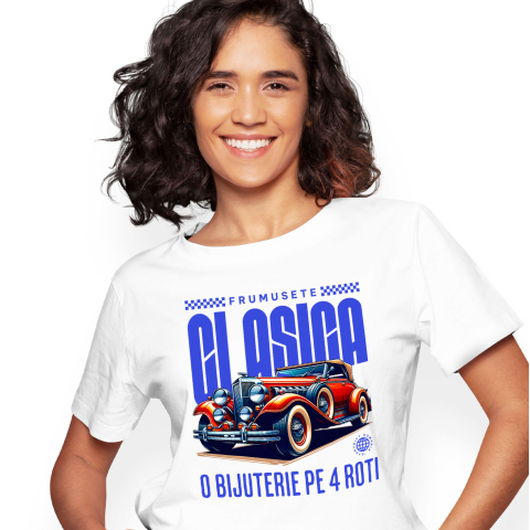 Tricou Femei, Barbati, Copii, Fata, Baiat, Unisex Personalizat Mașină Vintage Clasică – Eleganță și Lux pe 4 Roți
