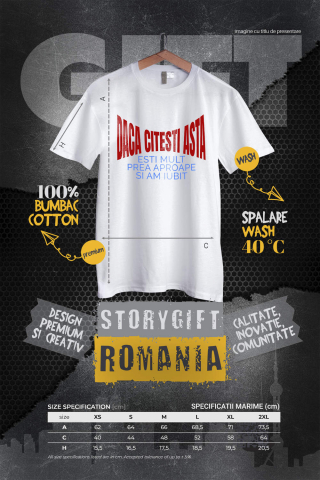 Tricou Femei, Barbati, Copii, Fata, Baiat, Unisex Personalizat „Mesaj Haios pentru Iubita - Cadou Personalizat de Dragoste pentru Valentine's Day sau Dragobete” [3]