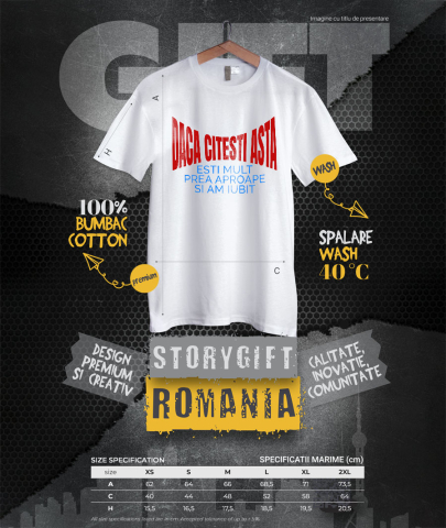 Tricou Femei, Barbati, Copii, Fata, Baiat, Unisex Personalizat „Mesaj Haios pentru Iubita - Cadou Personalizat de Dragoste pentru Valentine's Day sau Dragobete” [3]