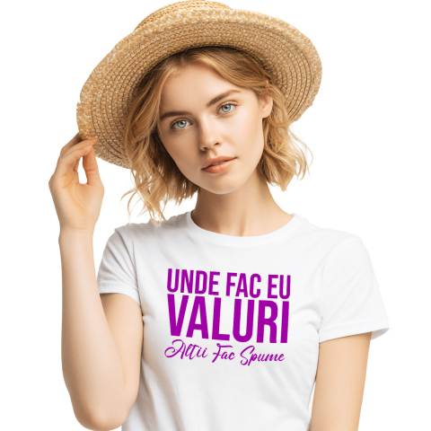 Amuzante - Tricou Femei, Barbati, Copii, Fata, Baiat, Unisex Personalizat Mesaj Haios „Unde fac eu valuri, alții fac spume” – Cadou Personalizat pentru Tati