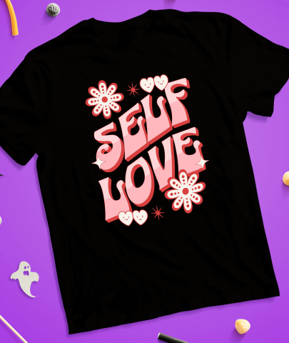 Tricou Femei, Barbati, Copii, Fata, Baiat, Unisex Personalizat Self Love – Tricou Personalizat cu Mesaj Motivațional pentru Femei [2]