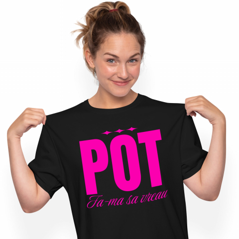 Tricou Femei, Barbati, Copii, Fata, Baiat, Unisex Personalizat „Pot fa-ma să vreau ignoranța” - Mesaj Motivațional și Cadou Personalizat