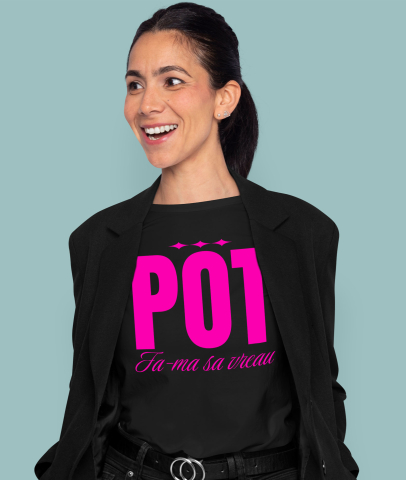 Tricou Femei, Barbati, Copii, Fata, Baiat, Unisex Personalizat „Pot fa-ma să vreau ignoranța” - Mesaj Motivațional și Cadou Personalizat [1]