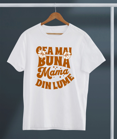 Tricou Femei, Barbati, Copii, Fata, Baiat, Unisex Personalizat Cadou Personalizat Ziua Mamei – Cea Mai Bună Mamă Din Lume [2]