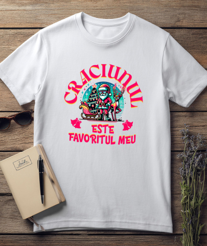 Tricou Femei, Barbati, Copii, Fata, Baiat, Unisex Personalizat Tricou Personalizat Moș Crăciun Cool – Cadou Amuzant de Crăciun pentru Familie [2]