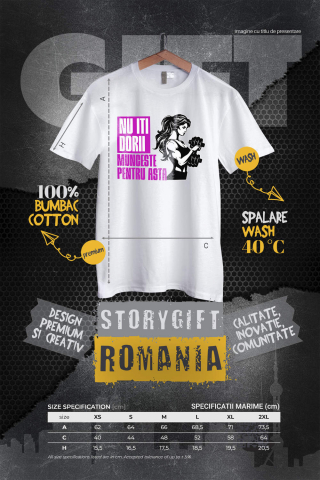 Tricou Femei, Barbati, Copii, Fata, Baiat, Unisex Personalizat Tricou Personalizat Fitness – Iubitorii de Sport | Cadou Motivațional [3]