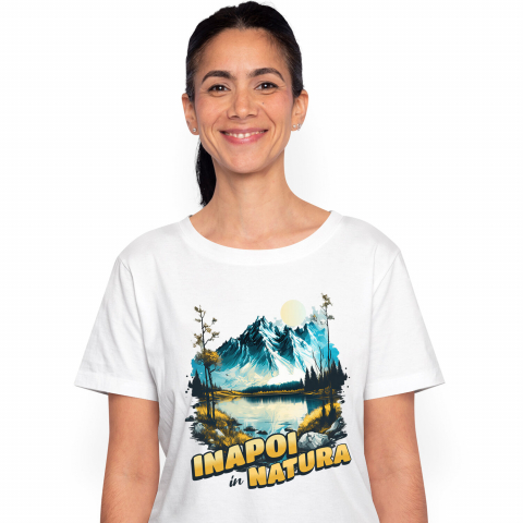 Tricou Femei, Barbati, Copii, Fata, Baiat, Unisex Personalizat Tricou Personalizat Natură - „Înapoi în Aventură” | Cadouri pentru Exploratori