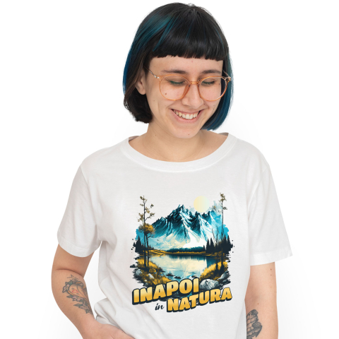 Tricou Femei, Barbati, Copii, Fata, Baiat, Unisex Personalizat Tricou Personalizat Natură - „Înapoi în Aventură” | Cadouri pentru Exploratori