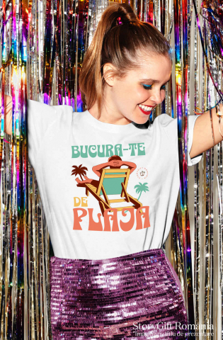 Tricou Femei, Barbati, Copii, Fata, Baiat, Unisex Personalizat Om Pe Sezlong Plajă Tropicală - Cadouri Personalizate Pentru Familie, Tati și Copii [1]