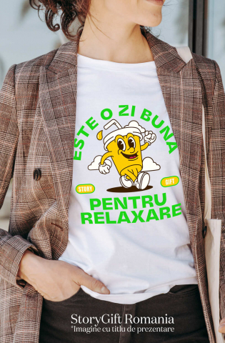 Tricou Femei, Barbati, Copii, Fata, Baiat, Unisex Personalizat „Pahar de Suc Vesel cu Pai - Cadou Relaxare pentru Familie și Copii” [1]