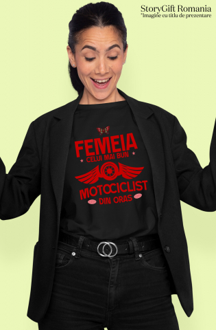 Tricou Femei, Barbati, Copii, Fata, Baiat, Unisex Personalizat Tricouri Personalizate Moto - Pasiune, Dragoste și Aventură Pe Două Roți [1]