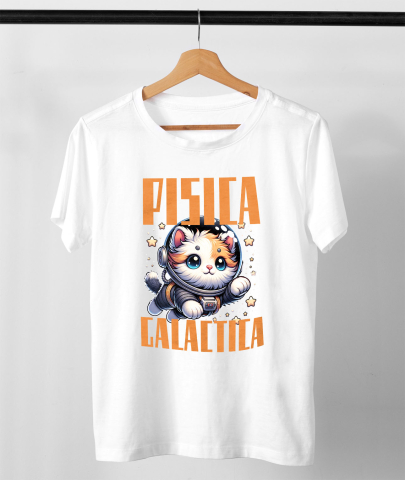Tricou Femei, Barbati, Copii, Fata, Baiat, Unisex Personalizat "Pisica în Costum de Astronaut - Cadou Personalizat pentru Iubitorii de Pisici și Copii" [2]