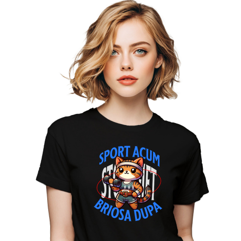 Tricou Femei, Barbati, Copii, Fata, Baiat, Unisex Personalizat Pisică Stil Tigru - Tricou Personalizat Motivațional pentru Sportivi și Prieteni