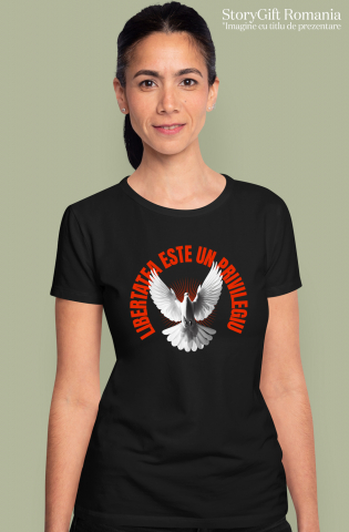 Tricou Femei, Barbati, Copii, Fata, Baiat, Unisex Personalizat Tricou Personalizat Porumbel Alb – Simbol al Purității și Libertății | Cadou Perfect [1]